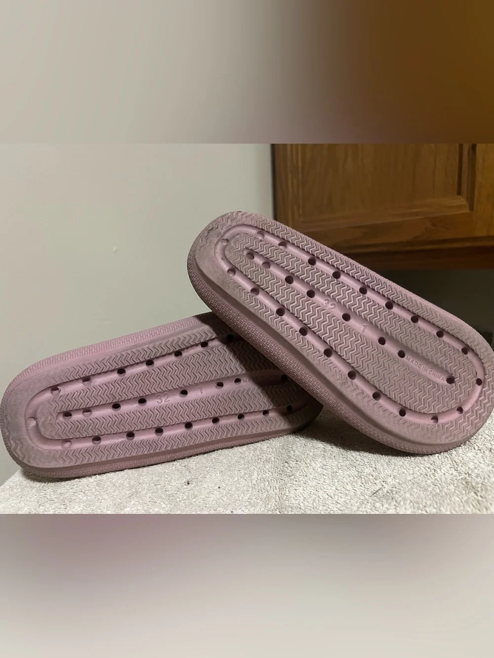 Cushionaire Slide Kids' Mauve Slide Sandals